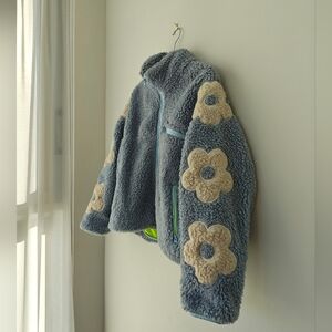 Sandy Liang Rare Grass Fleece in Blue Angel 😇